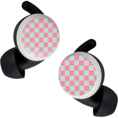 Watermelon Checkered Google Pixel Buds Skin